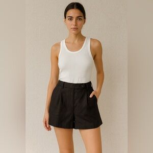 Women's Black Shorts, Size M, New With Tags